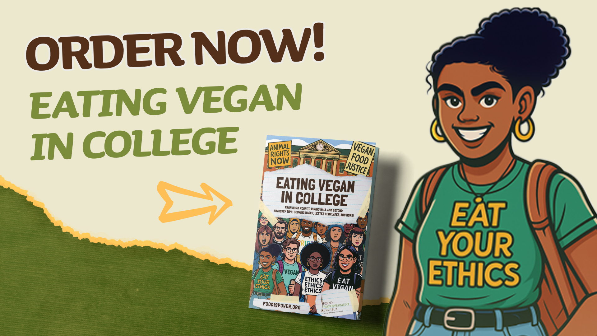 Lee más sobre el artículo (English) Order our Eating Vegan in College guide today!