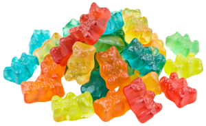 Gummy Bears made from Gelatin