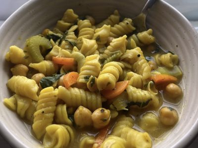 Chickpea Noodle Soup