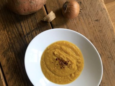 sweet potato parsnip soup